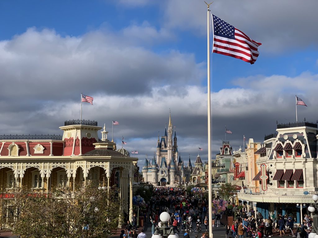 Main Street and Cinderella's Castle at Magic Kingdom, Walt Disney World