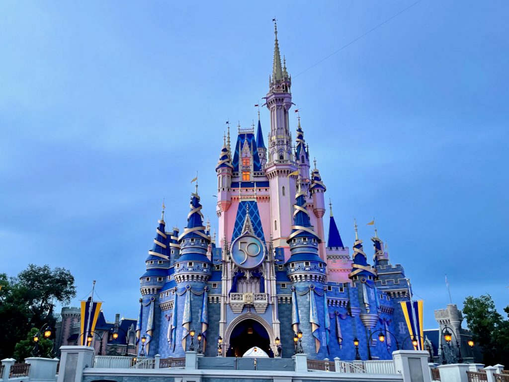 50th Anniversary Cinderella's Castle at Magic Kingdom, Walt Disney World