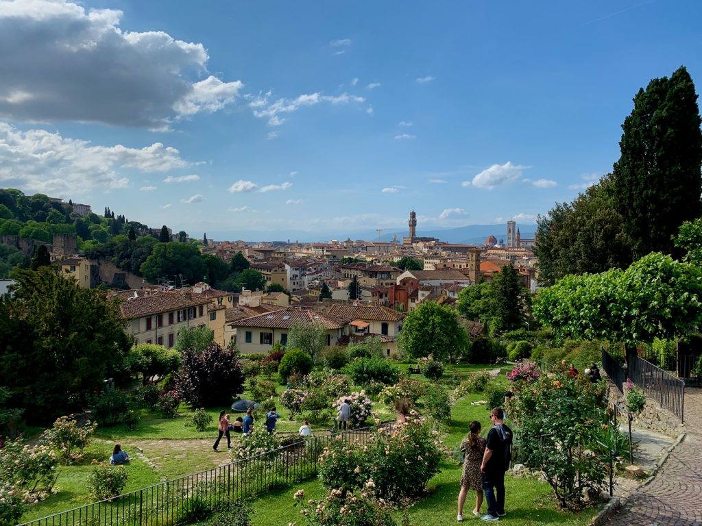 The Rose Garden near Piazzale Michelangelo, Florence, Italy